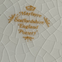 Mayfayre Staffordshire England Pottery❤️  Плодова и много симпатична кана , снимка 7 - Други - 44698275