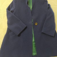 Лилаво палто (манто) - фино, леко, размер L, снимка 4 - Палта, манта - 32083207