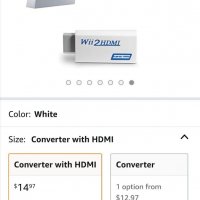 Wii към Hdmi преходник за Nintendo Нинтендо , снимка 2 - Nintendo конзоли - 38631497