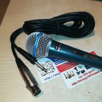 shure mic+shure кабел с жак и букса-внос швеицария, снимка 1 - Микрофони - 29672601