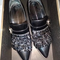 Елегантни обувки  Ermanno Scervino кожа с камъни Swarovski, снимка 13 - Дамски елегантни обувки - 29285897