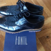 Оферта!Чисто нови обувки FONTI bordeaux!! Цената подлежи на коментар!