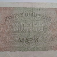 Райх банкнота - Германия - 20 000марки / 1923 година - 17992, снимка 9 - Нумизматика и бонистика - 31024601