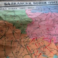 училищна карта на балкански войни 1912-1913, снимка 13 - Колекции - 44292503