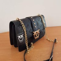 Луксозна Черна чанта Pinko/SG56P, снимка 2 - Чанти - 32045665
