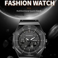 Foxbox Black 0030 Мъжки кварцов и цифров часовник, снимка 1 - Мъжки - 40875445