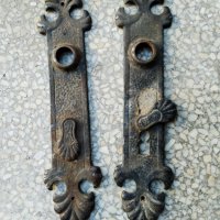 стари метални шилдове за врата, снимка 1 - Антикварни и старинни предмети - 30072766
