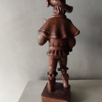 стара дървена статуетка, снимка 4 - Други ценни предмети - 42166109