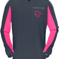 norrona fjørå equaliser long sleeve - страхотна мъжка блуза КАТО НОВА, снимка 1 - Блузи - 40219809