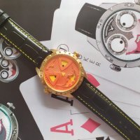 Уникален часовник Konstantin Chaykin HALLOWEEN 42mm механичен клас 6А+, снимка 8 - Мъжки - 29832079