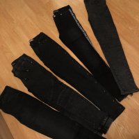 Разпродажба!Черни дънки-панталони , снимка 4 - Дънки - 35109103