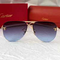 Cartier 2023 мъжки слънчеви очила авиатор унисекс дамски слънчеви очила, снимка 5 - Слънчеви и диоптрични очила - 42813452