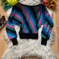 Цветен пуловер Н&М, снимка 1 - Блузи с дълъг ръкав и пуловери - 39526524
