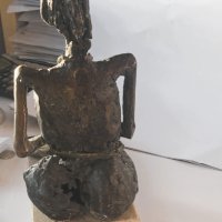 Масивна бронзова скулптура "Ева" Убавка Тончев, снимка 4 - Статуетки - 42557724