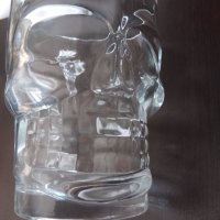 Чисто нова халба за бира череп, 500 мл от дебело 3.5 ММ прозрачно стъкло , снимка 7 - Чаши - 42138830