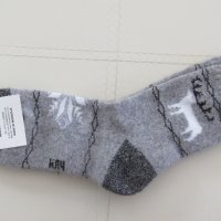 Машинно плетени детски чорапи от 100 % вълна, размер 5, снимка 1 - Чорапи - 34930687