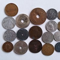 Лот стари монети от целия свят, снимка 2 - Нумизматика и бонистика - 37750711
