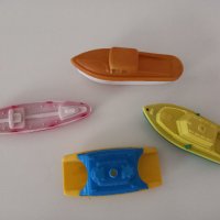 4 стари пластмасови лодки, плуващи, 13-14 см., снимка 4 - Колекции - 44172743