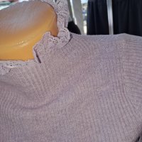 Къси блузки с дантелка в седем цвята , снимка 8 - Блузи с дълъг ръкав и пуловери - 42807344