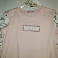 Блузки за момиче розово и бяло, снимка 3 - Детски Блузи и туники - 40060182