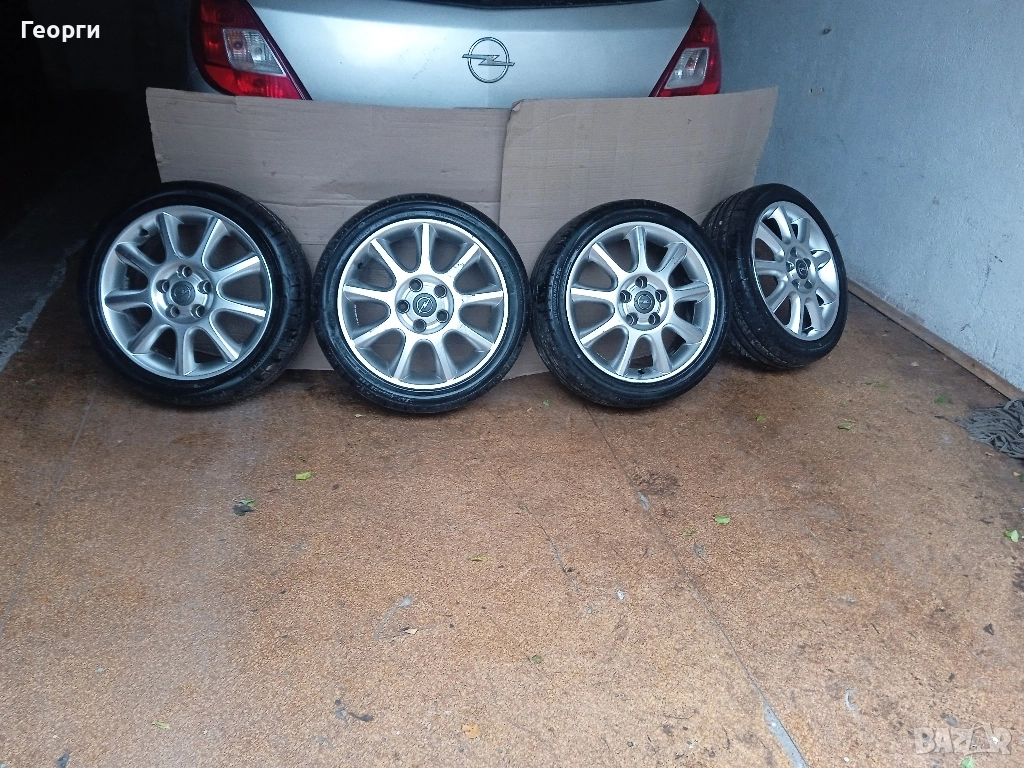 Джанти с гуми 195/45/16 OPEL 5x110, снимка 1