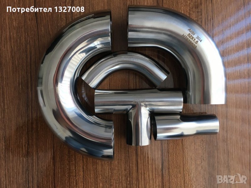 Неръждаеми колена, тройници, преходи и др., снимка 1