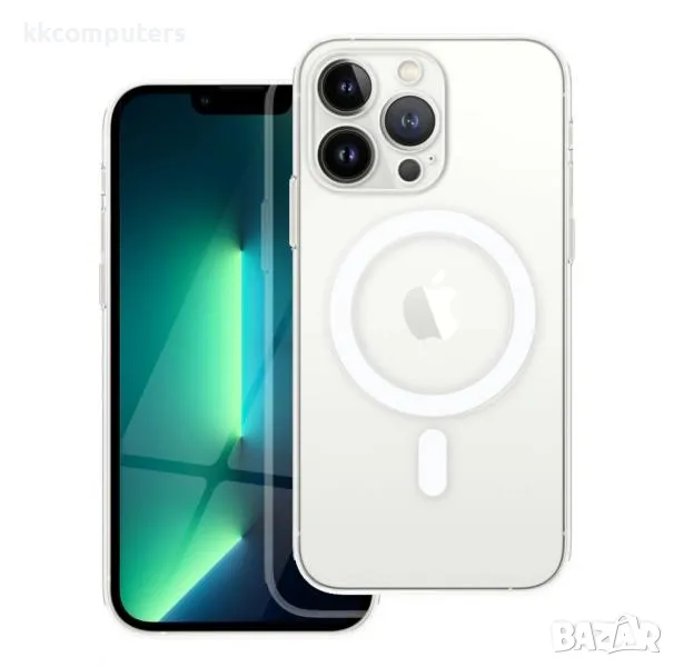 Калъф силикон MAG COVER MagSafe за SAMSUNG A56 / Прозрачен / Баркод : 3131716, снимка 1