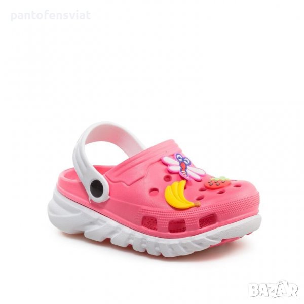 Детски чехли тип крокс GRAND ATTACK корал 24/29, снимка 1