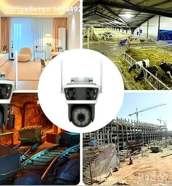 Ново 12мп. тройна wifi външна камера, снимка 1