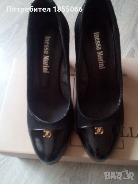 Дамски елегатни обувки с ток -"Santonelli", снимка 1