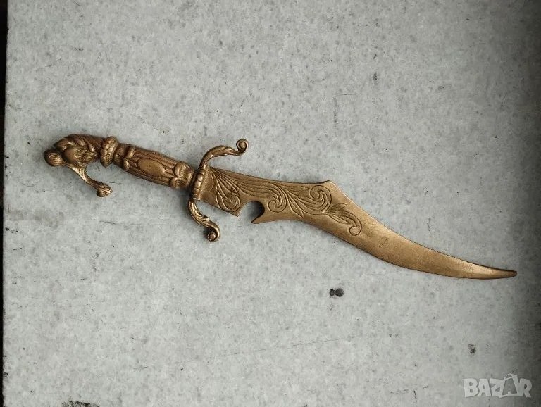 бронзова кама за декорация, снимка 1