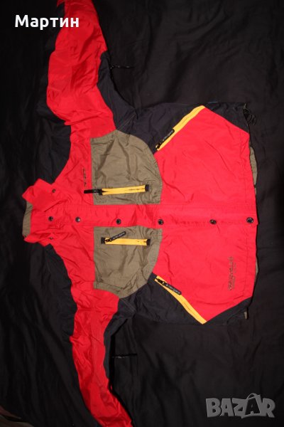 Зимно яке червено черно зелено, снимка 1