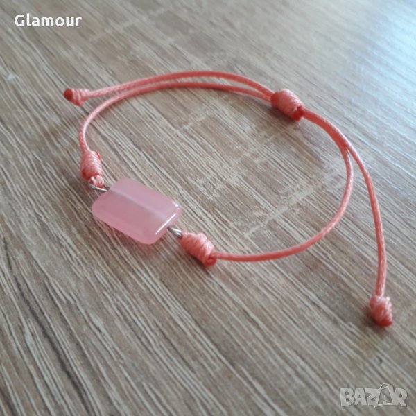 Гривна с розов кварц , снимка 1