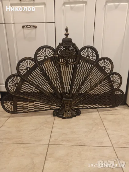 Сгъваема решетка, параван за камина, снимка 1