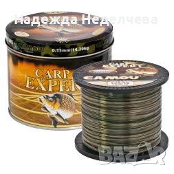 ШАРАНДЖИЙСКО ВЛАКНО CARP EXPERT CAMOU 0.25мм,0,30мм и 0,40мм-1000м., снимка 1