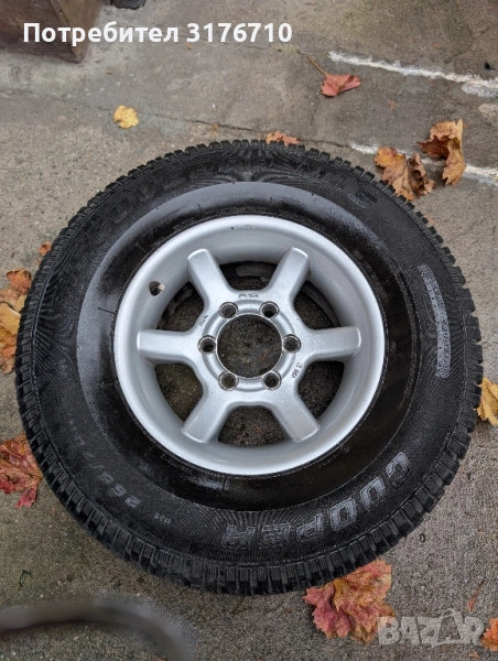 Комплект 5 бр зимни гуми с джанти за Мицубиши., снимка 1