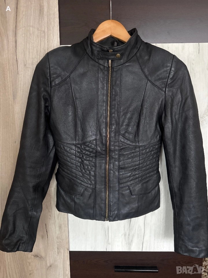 Дамско кожено яке, снимка 1