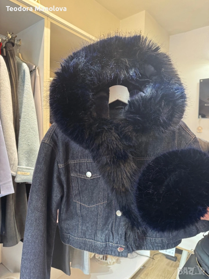 Дамско яке от деним, снимка 1