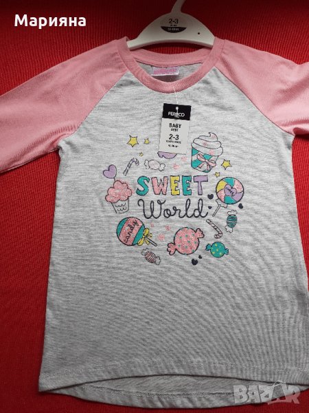 нова блуза за момиче 2-3год., снимка 1