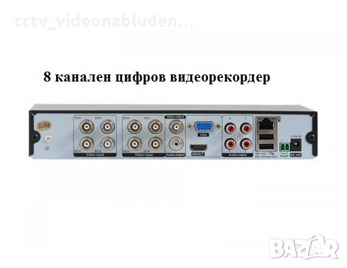 8канален DVR - 8ch видеорекордер за видеонаблюдение, снимка 1