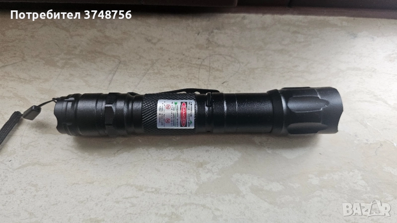 Лазерен Фенер (зелен), снимка 1