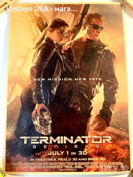 Ретро постери / плакати - Терминатор, The cable guy, снимка 1