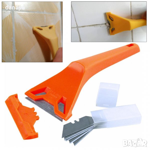 330 Стъргалка за винетки стикери сваляне на стара боя от стъкла плочки, снимка 1