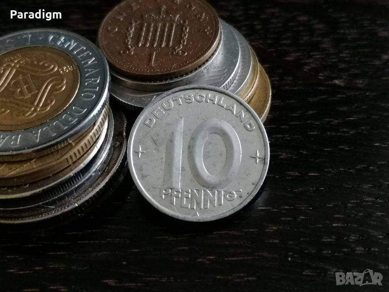 Монета - Германия - 10 пфенига | 1952г.; серия А, снимка 1