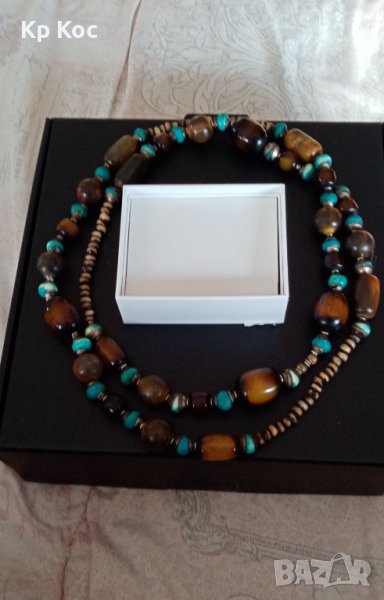 Актуален дървен гердан, снимка 1