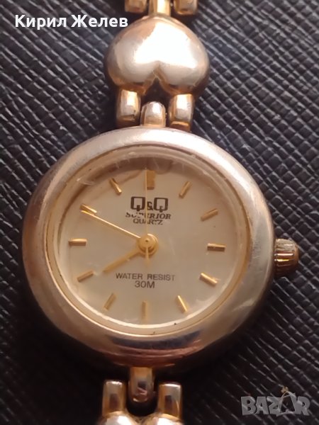 Дамски часовник Q&Q SUPERIOR QUARTZ WATER RESIST 30m. 1 mikron много красив 30219, снимка 1