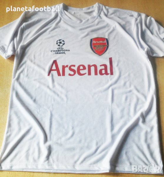 Фен тениска на Арсенл Шампионска лига!Бяла тениска Arsenal, Champions League!, снимка 1