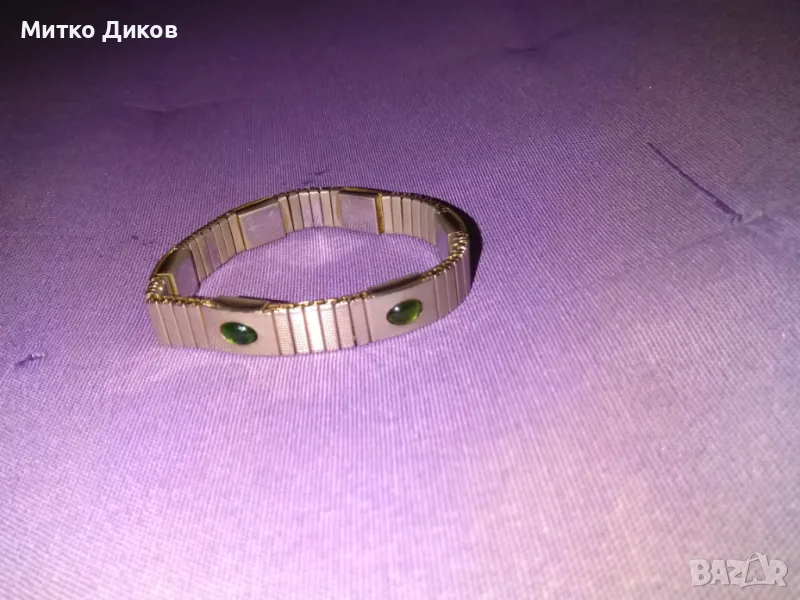 СТАРА МАРКОВА ЛУНЕН ТИГЪР РАЗТЕГЛИВА МАГНИТНА ВИНТИДЖ ГРИВНА iTiger health japan qualyti, снимка 1