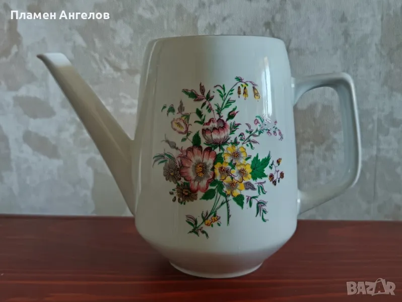 Стар български порцелан - Кана, Чайник, снимка 1