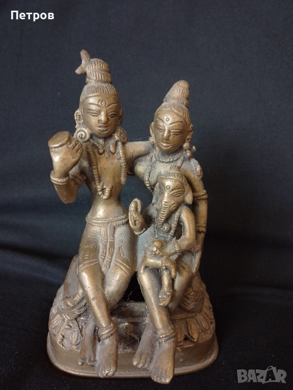 статуетка скулптура Индия 14 см, снимка 1